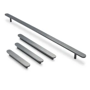 Gunmetal Oval Profile Cabinet Pull - Imogen by Manovella, a Cabinet Hardware for sale on Style Sourcebook