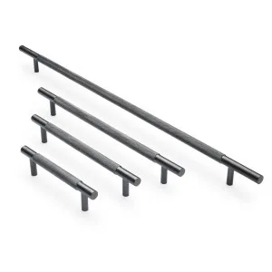 Gunmetal Knurled Drawer Pull - Charmian by Manovella, a Cabinet Hardware for sale on Style Sourcebook