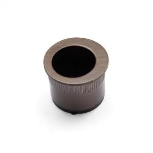 Aged Brass Round Sliding Door Finger Pull by Manovella, a Door Hardware for sale on Style Sourcebook