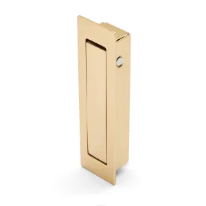 Satin Brass Concealed Sliding Door Edge Pull by Manovella, a Door Hardware for sale on Style Sourcebook