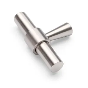 Brushed Nickel Timeless T-Bar - Cora by Manovella, a Cabinet Hardware for sale on Style Sourcebook