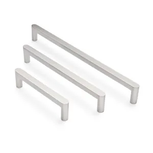 Brushed Nickel Straight Profile Cabinet Pull - Clio by Manovella, a Cabinet Hardware for sale on Style Sourcebook