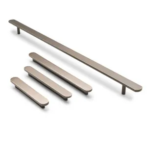 Aged Brass Oval Profile Cabinet Pull - Imogen by Manovella, a Cabinet Hardware for sale on Style Sourcebook