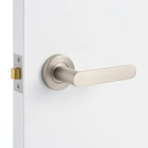 Brushed Nickel Passage Door Handle - Fairhaven by Manovella, a Door Hardware for sale on Style Sourcebook