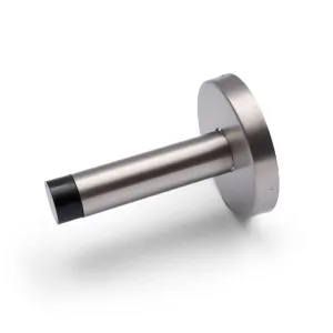 Brushed Nickel Wall Mounted Straight Door Stop by Manovella, a Door Hardware for sale on Style Sourcebook