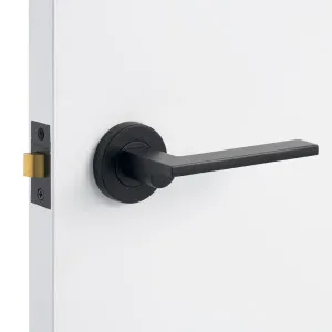 Matt Black Passage Door Handle - Hamilton by Manovella, a Door Hardware for sale on Style Sourcebook
