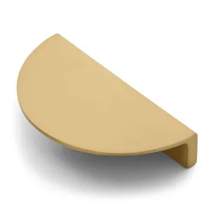 Brushed Brass Half Moon Cabinet Pull - Iris by Manovella, a Cabinet Hardware for sale on Style Sourcebook