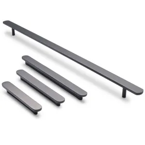 Matt Black Oval Profile Cabinet Pull - Imogen by Manovella, a Cabinet Hardware for sale on Style Sourcebook