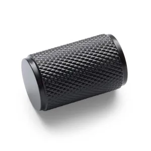 Matt Black Knurled Cabinet Knob - Helena by Manovella, a Cabinet Hardware for sale on Style Sourcebook
