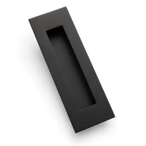 Matt Black Sliding Door Flush Pull 150mm x 50mm by Manovella, a Door Hardware for sale on Style Sourcebook