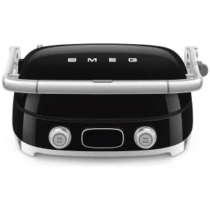 Smeg 50s Style Countertop Multifunctional Grill Black MGF01BLAU by Smeg, a Small Kitchen Appliances for sale on Style Sourcebook