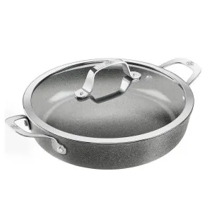 Ballarini 28cm Salina Ceraforce Titanium Serving Pan with Lid 67315 by Ballarini, a Cookware for sale on Style Sourcebook