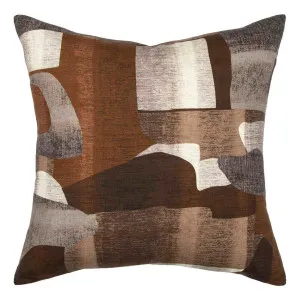Sienna Feather Fill Cushion 50x50cm in Chocolate by OZ Design, a Cushions, Decorative Pillows for sale on Style Sourcebook