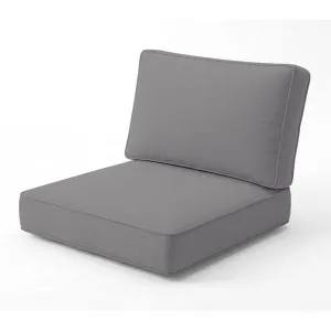 Vernon Outdoor Cushion Covers in Grey (Set of 5) by Luxo Outdoor, a Outdoor Sofas for sale on Style Sourcebook