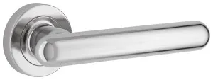 Puerto Lever - Round Rose - Polished Chrome by Iver, a Door Hardware for sale on Style Sourcebook