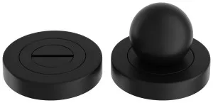 Puerto Privacy Turn - Matt Black by Iver, a Door Hardware for sale on Style Sourcebook
