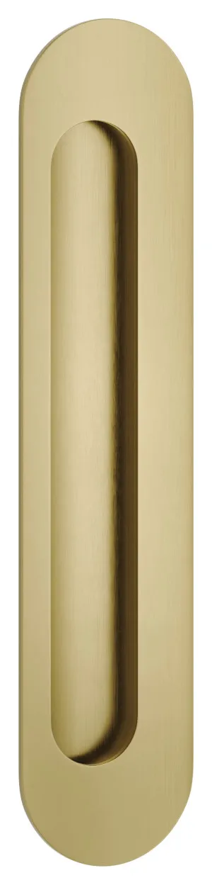 Puerto Flush Pull - Brushed Gold PVD by Iver, a Door Hardware for sale on Style Sourcebook