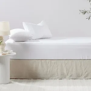 Habitat 400Tc Bamboo Cotton Fitted Sheet White by Habitat, a Sheets for sale on Style Sourcebook