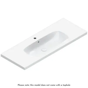 Catalano Alvea 1200x460 Wall Hung Basin Gloss White No Taphole 0621210001 by Catalano, a Basins for sale on Style Sourcebook