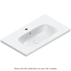 Catalano Alvea 800x460 Wall Hung Basin Gloss White No Taphole 0620810001 by Catalano, a Basins for sale on Style Sourcebook