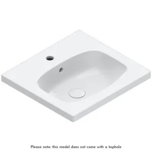 Catalano Alvea 500x460 Wall Hung Basin Gloss White No Taphole 0620500001 by Catalano, a Basins for sale on Style Sourcebook