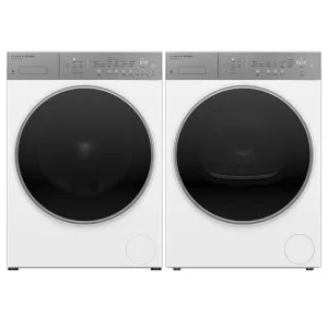 Fisher & Paykel Series 5 8kg Contemporary Front Load Washer & 8kg Heat Pump Dryer Laundry Package White WH8060J5DH8060J5 by Fisher & Paykel, a Washing Machines & Dryers for sale on Style Sourcebook
