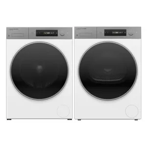 Fisher & Paykel Series 7 10kg Contemporary Front Load Washer & Heat Pump Dryer Laundry Package White WH1060D5DH1060D5 by Fisher & Paykel, a Washing Machines & Dryers for sale on Style Sourcebook