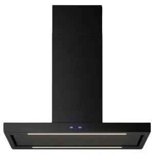 Falmec 90cm Plane PLUS Island Canopy Rangehood Matte Black F7PB90B2 by Falmec, a Rangehoods for sale on Style Sourcebook