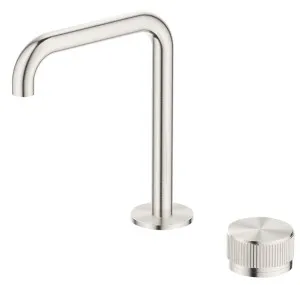 Mica Fluted Soft-Square Hob Basin Mixer Set by Bella Vista, a Bathroom Taps & Mixers for sale on Style Sourcebook