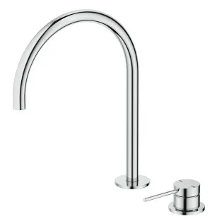 Mica Gooseneck Hob Sink/Basin Mixer Set by Bella Vista, a Bathroom Taps & Mixers for sale on Style Sourcebook