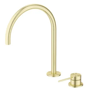 Mica Gooseneck Hob Sink/Basin Mixer Set by Bella Vista, a Bathroom Taps & Mixers for sale on Style Sourcebook