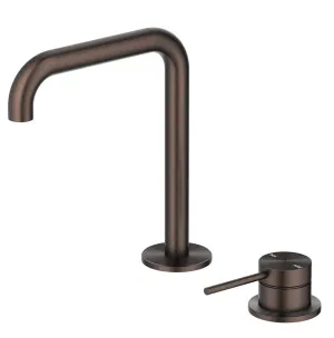 Mica Soft-Square Hob Basin Mixer Set by Bella Vista, a Bathroom Taps & Mixers for sale on Style Sourcebook