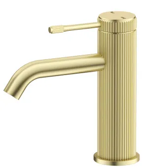 Mica Fluted Basin Mixer by Bella Vista, a Bathroom Taps & Mixers for sale on Style Sourcebook