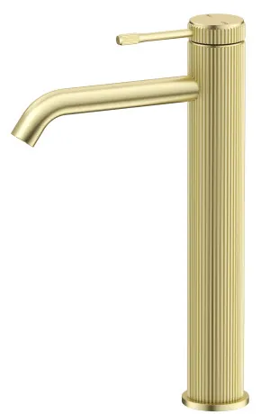 Mica Fluted Tall Basin Mixer by Bella Vista, a Bathroom Taps & Mixers for sale on Style Sourcebook