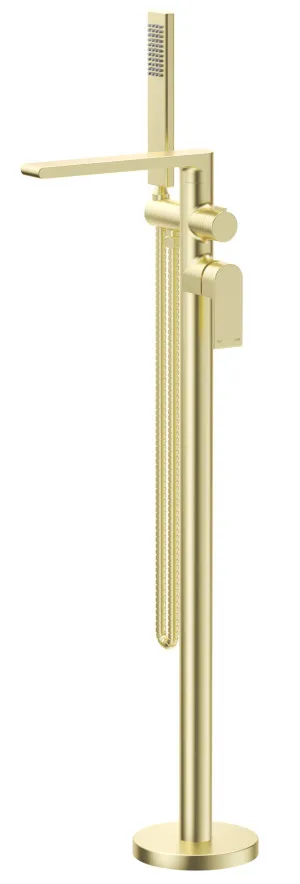 Beki Freestanding Bath Mixer with Hand Shower by Bella Vista, a Bathroom Taps & Mixers for sale on Style Sourcebook