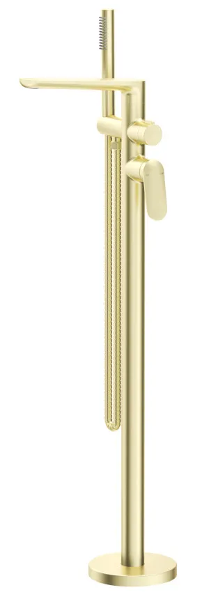 Lantra Freestanding Bath Mixer with Hand Shower by Bella Vista, a Bathroom Taps & Mixers for sale on Style Sourcebook