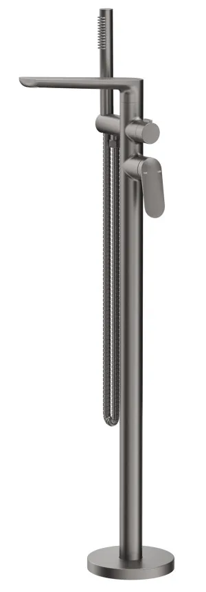 Lantra Freestanding Bath Mixer with Hand Shower by Bella Vista, a Bathroom Taps & Mixers for sale on Style Sourcebook