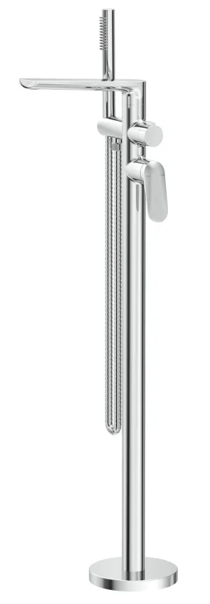 Lantra Freestanding Bath Mixer with Hand Shower by Bella Vista, a Bathroom Taps & Mixers for sale on Style Sourcebook