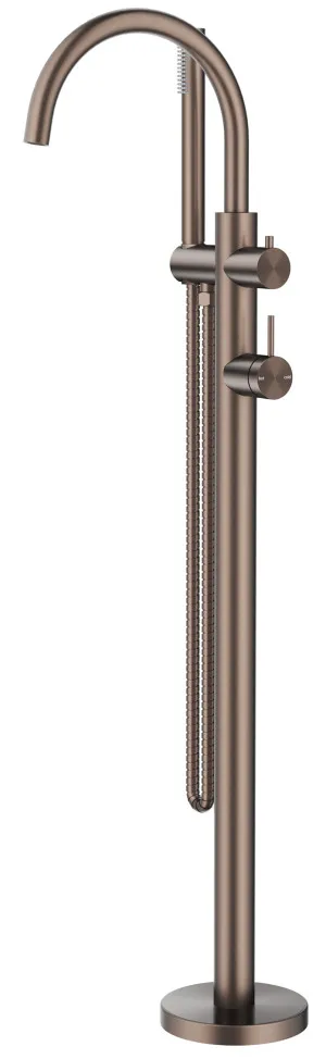 Mica Freestanding Bath Mixer with Hand Shower by Bella Vista, a Bathroom Taps & Mixers for sale on Style Sourcebook