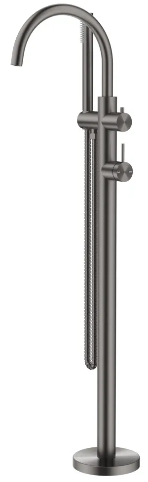 Mica Freestanding Bath Mixer with Hand Shower by Bella Vista, a Bathroom Taps & Mixers for sale on Style Sourcebook