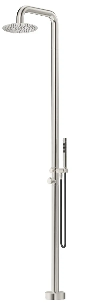 Mica Soft Square Freestanding Outdoor Shower by Bella Vista, a Outdoor Showers for sale on Style Sourcebook