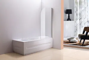 Single Swinging Bath Screen - 750mm by Bella Vista, a Shower Screens & Enclosures for sale on Style Sourcebook