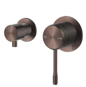 Mica Fluted Shower Mixer Diverter - Sideways by Bella Vista, a Shower Heads & Mixers for sale on Style Sourcebook