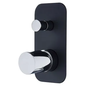 Zenon Noir Shower Mixer Diverter by Bella Vista, a Shower Heads & Mixers for sale on Style Sourcebook