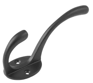 Victorian Hat & Coat Hook - Matt Black by Tradco, a Door Hardware for sale on Style Sourcebook