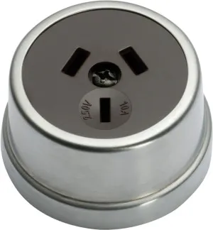 Traditional Socket - Satin Chrome by Tradco, a Lighting Accessories for sale on Style Sourcebook