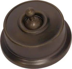 Federation Light Switch - Antique Brass by Tradco, a Lighting Accessories for sale on Style Sourcebook
