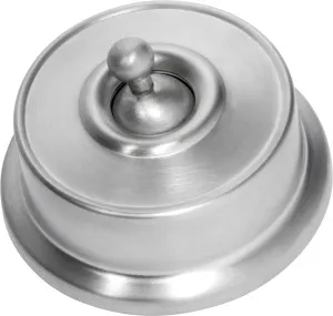 Federation Light Switch - Satin Chrome by Tradco, a Lighting Accessories for sale on Style Sourcebook