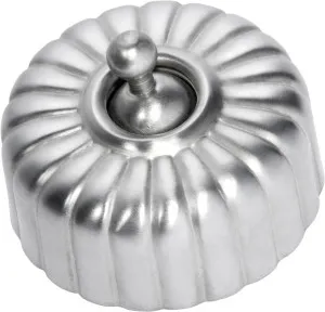 Fluted Light Switch - Satin Chrome by Tradco, a Lighting Accessories for sale on Style Sourcebook