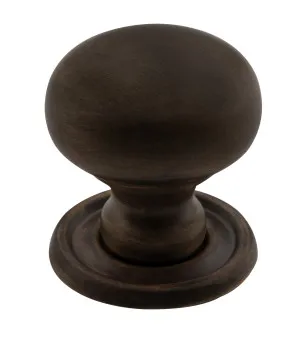 Classic Cupboard Knob - Antique Brass by Tradco, a Cabinet Hardware for sale on Style Sourcebook